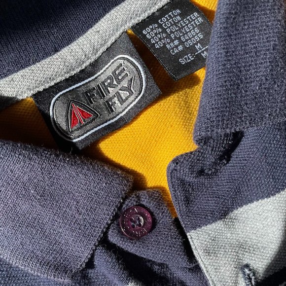 Fire Fly Collared Tee, Size M - Picture 6 of 7